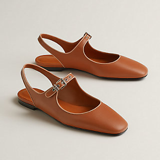 【華やかな印象♪】HERMES バレエシューズ Kleo slingback kleo-slingback--251148Z 1W-
